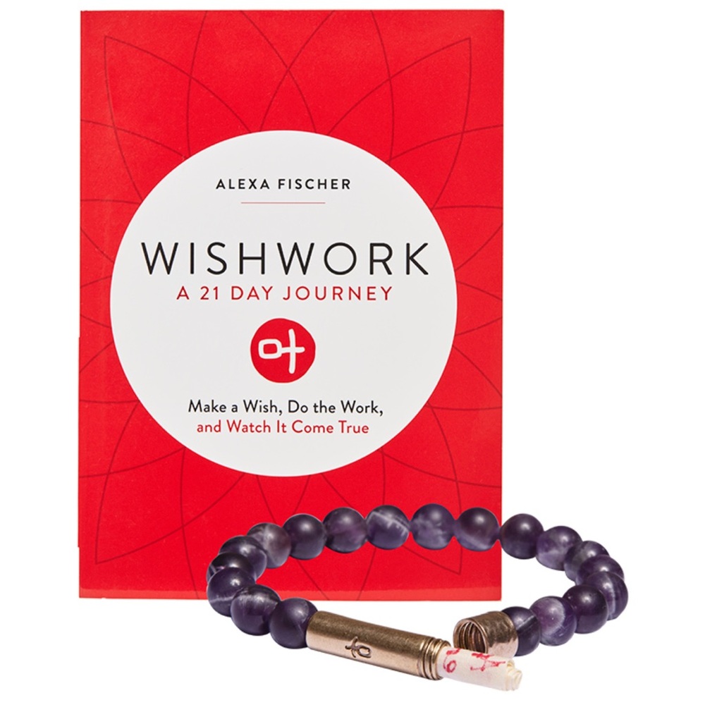NWT. Wish Work Bead Bracelet and book. Place wish note inside bracelet.